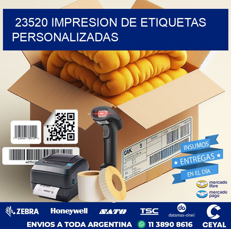 23520 IMPRESION DE ETIQUETAS PERSONALIZADAS