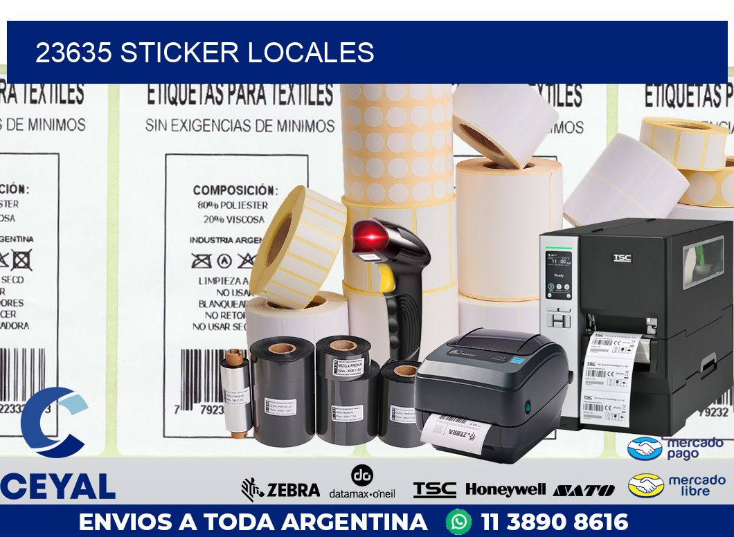 23635 STICKER LOCALES