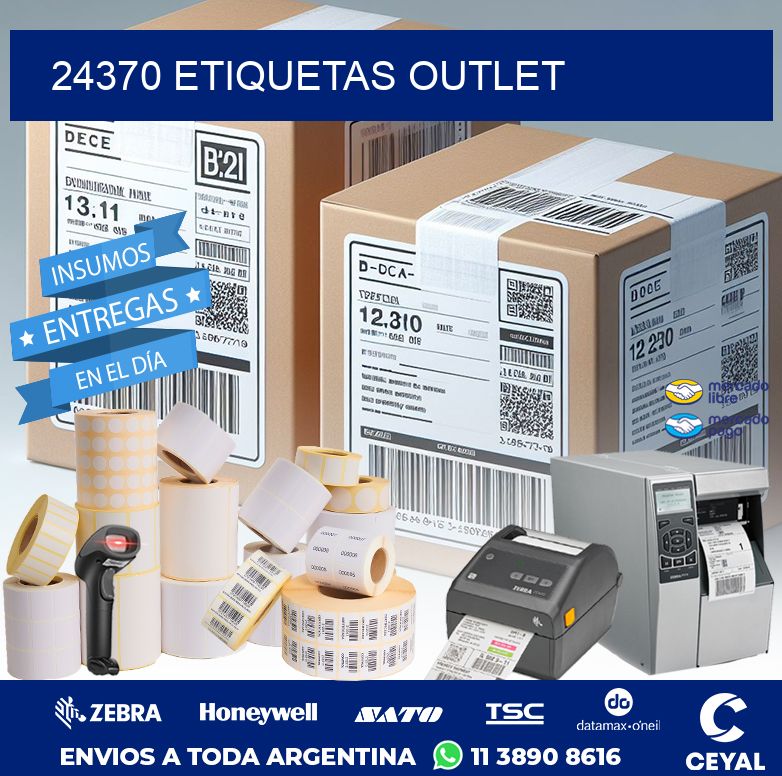 24370 ETIQUETAS OUTLET