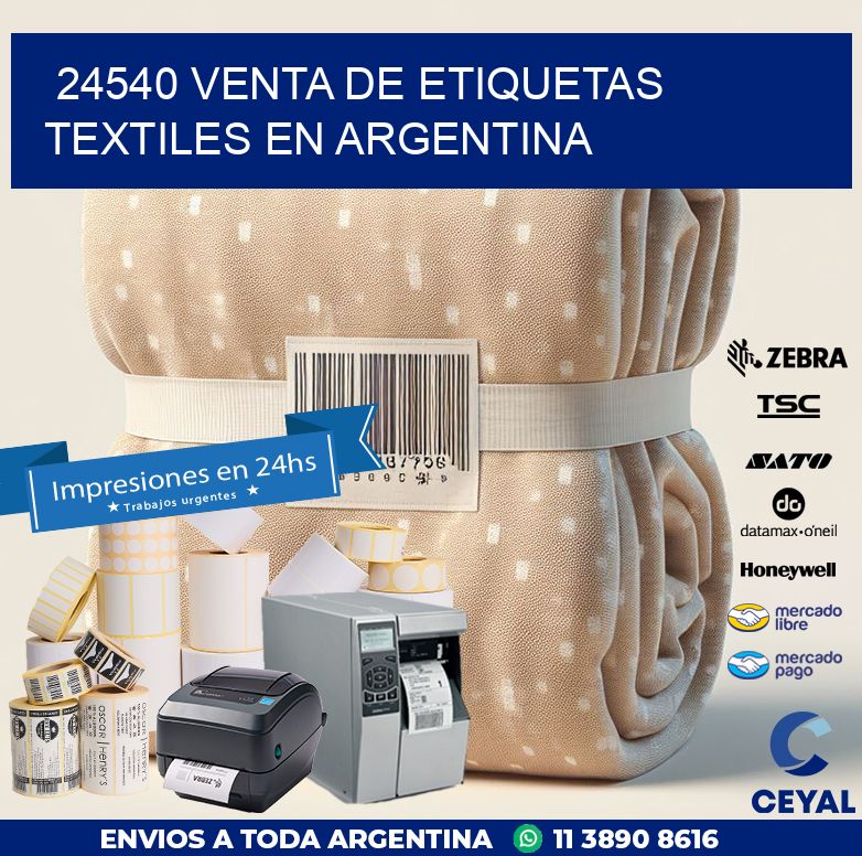 24540 VENTA DE ETIQUETAS TEXTILES EN ARGENTINA