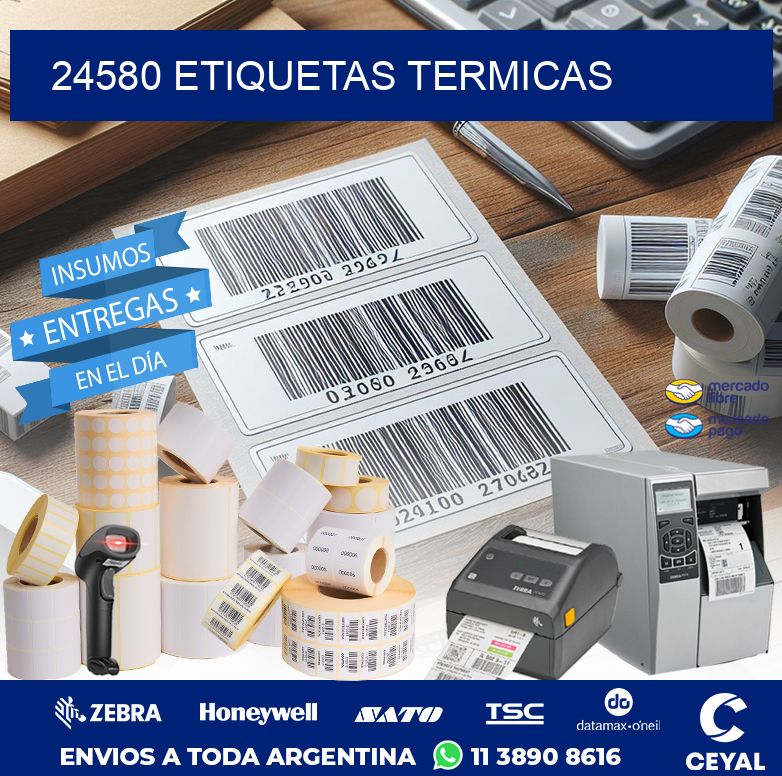 24580 ETIQUETAS TERMICAS