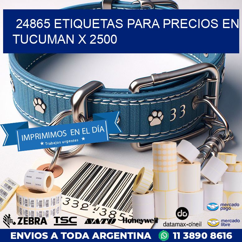 24865 ETIQUETAS PARA PRECIOS EN TUCUMAN X 2500