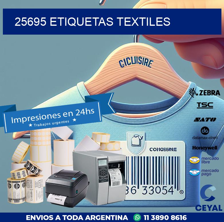 25695 ETIQUETAS TEXTILES