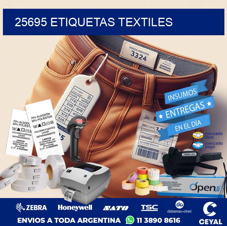 25695 ETIQUETAS TEXTILES