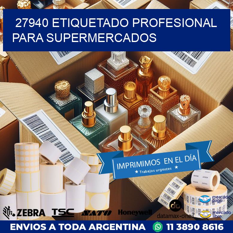27940 ETIQUETADO PROFESIONAL PARA SUPERMERCADOS