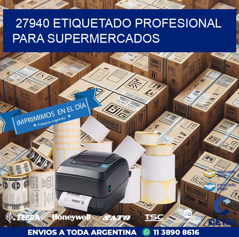 27940 ETIQUETADO PROFESIONAL PARA SUPERMERCADOS