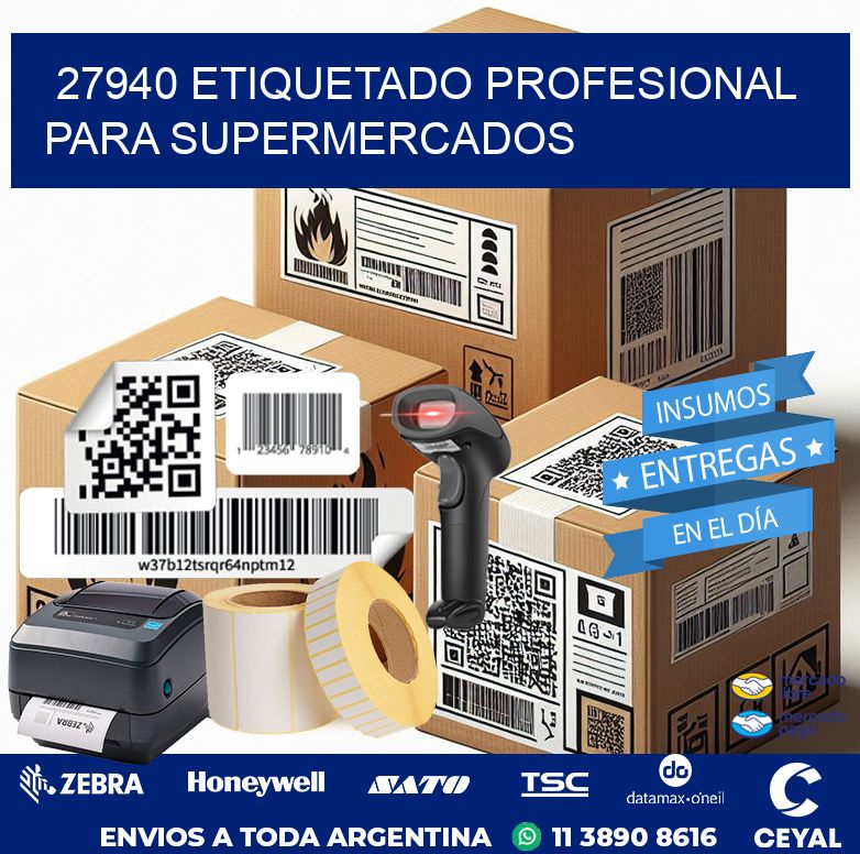 27940 ETIQUETADO PROFESIONAL PARA SUPERMERCADOS