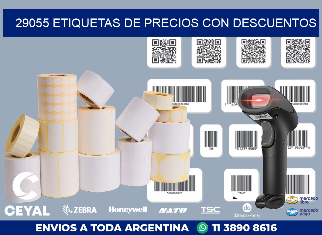 29055 ETIQUETAS DE PRECIOS CON DESCUENTOS