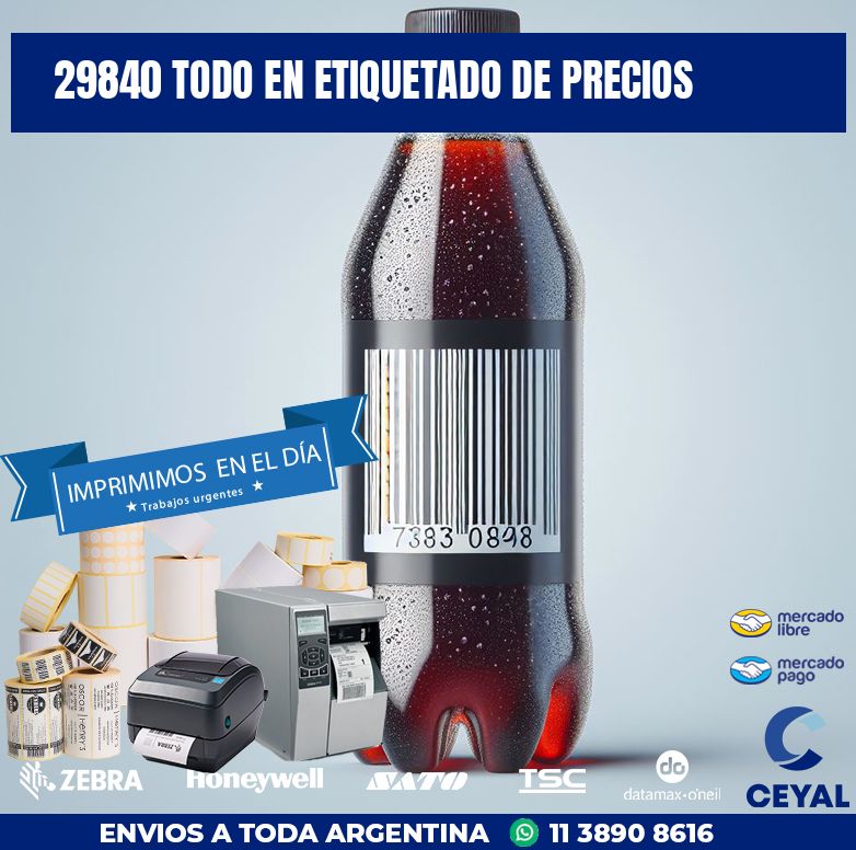 29840 TODO EN ETIQUETADO DE PRECIOS