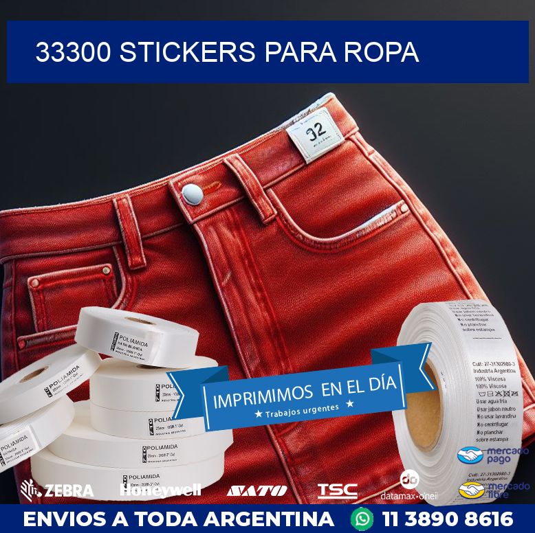 33300 STICKERS PARA ROPA