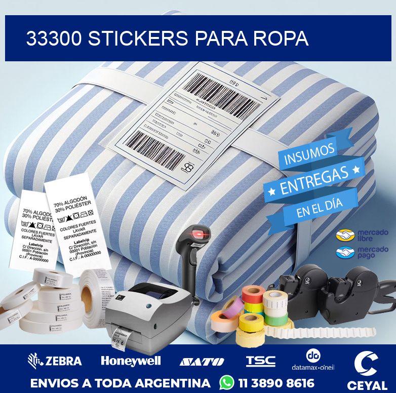 33300 STICKERS PARA ROPA