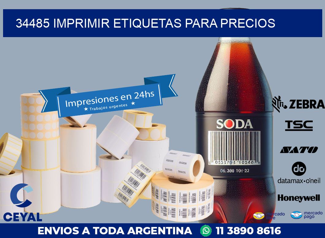 34485 IMPRIMIR ETIQUETAS PARA PRECIOS