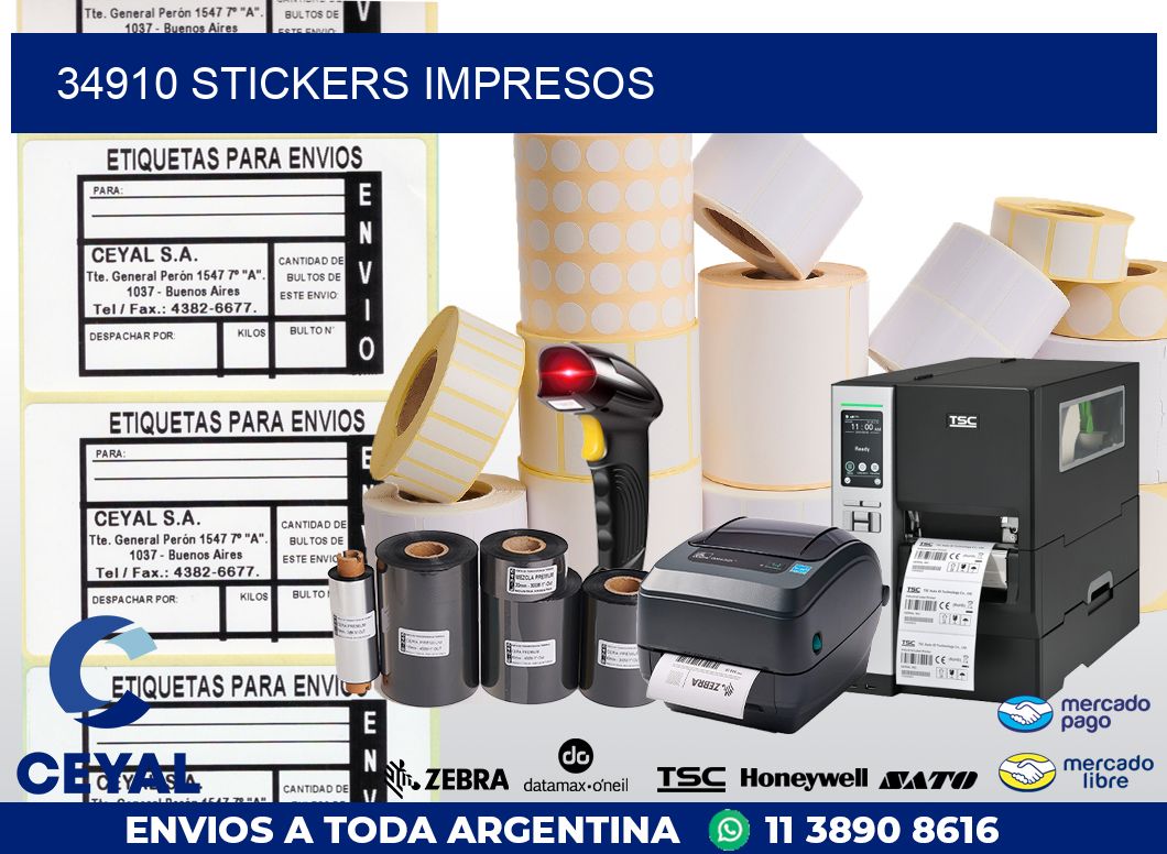 34910 STICKERS IMPRESOS