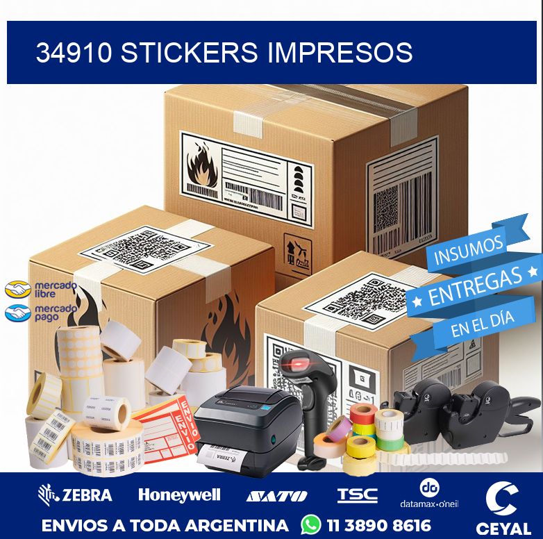 34910 STICKERS IMPRESOS