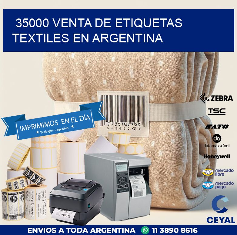35000 VENTA DE ETIQUETAS TEXTILES EN ARGENTINA