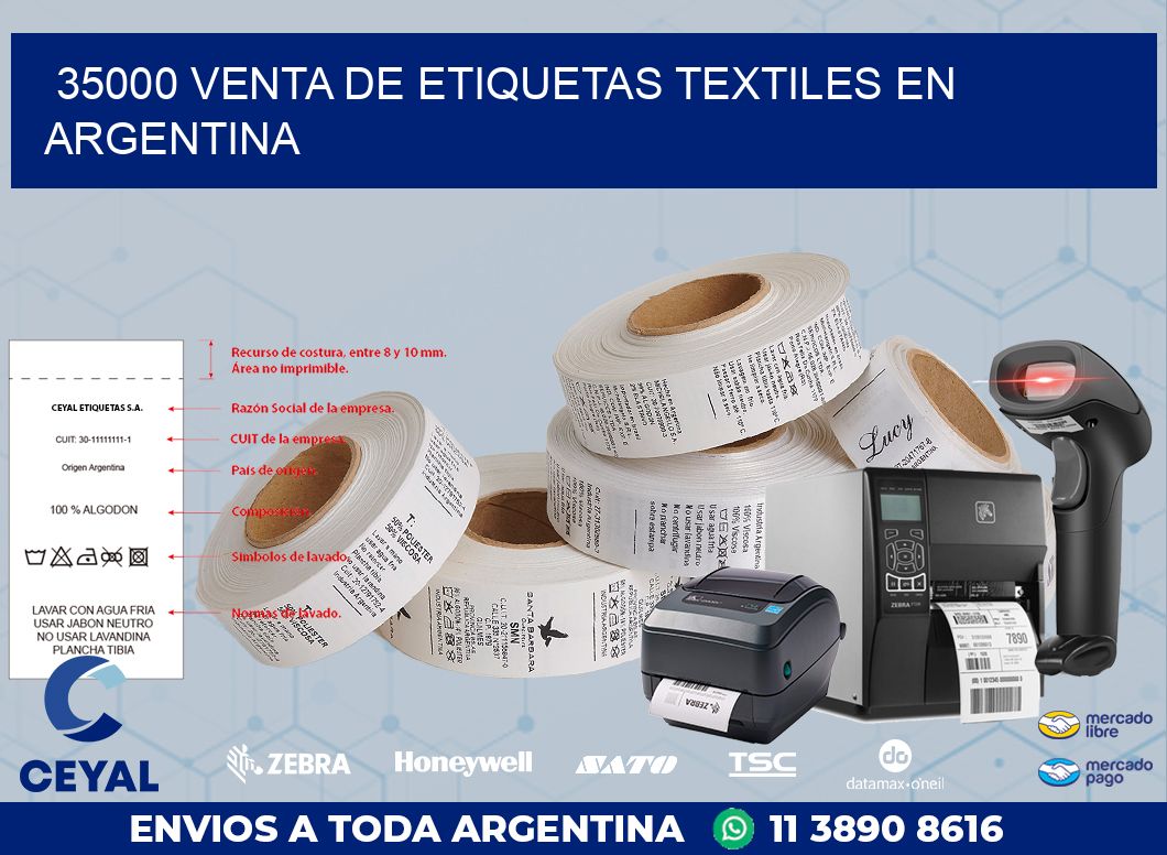 35000 VENTA DE ETIQUETAS TEXTILES EN ARGENTINA