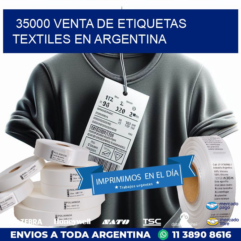 35000 VENTA DE ETIQUETAS TEXTILES EN ARGENTINA