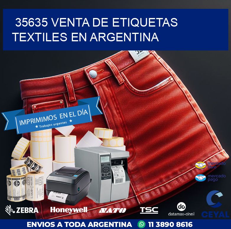35635 VENTA DE ETIQUETAS TEXTILES EN ARGENTINA