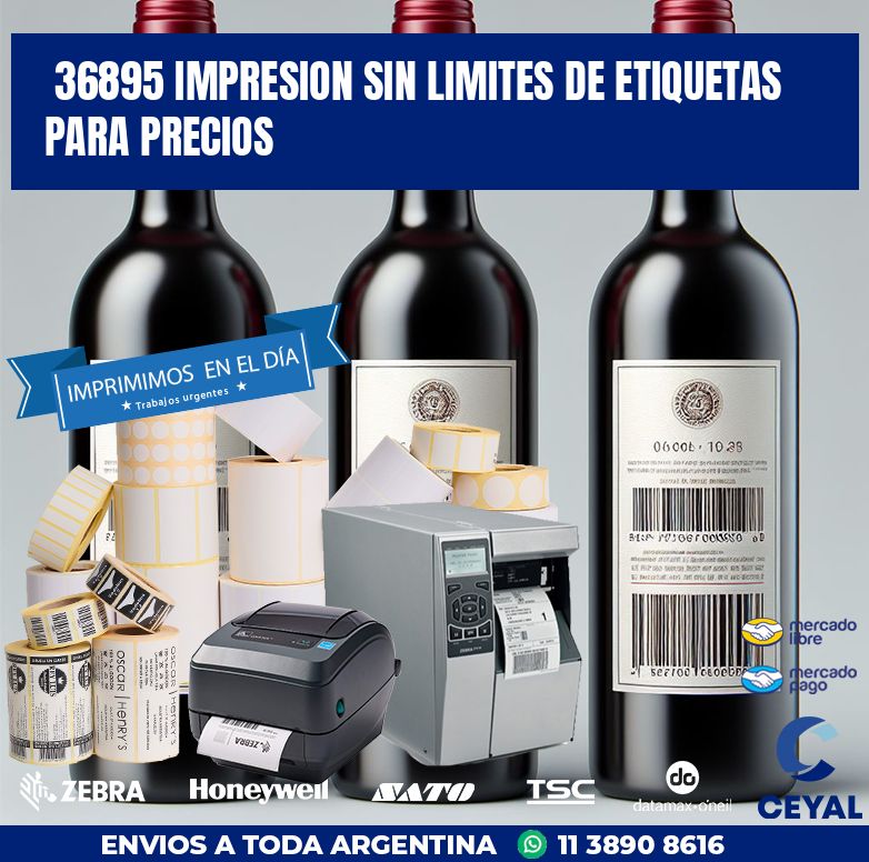 36895 IMPRESION SIN LIMITES DE ETIQUETAS PARA PRECIOS