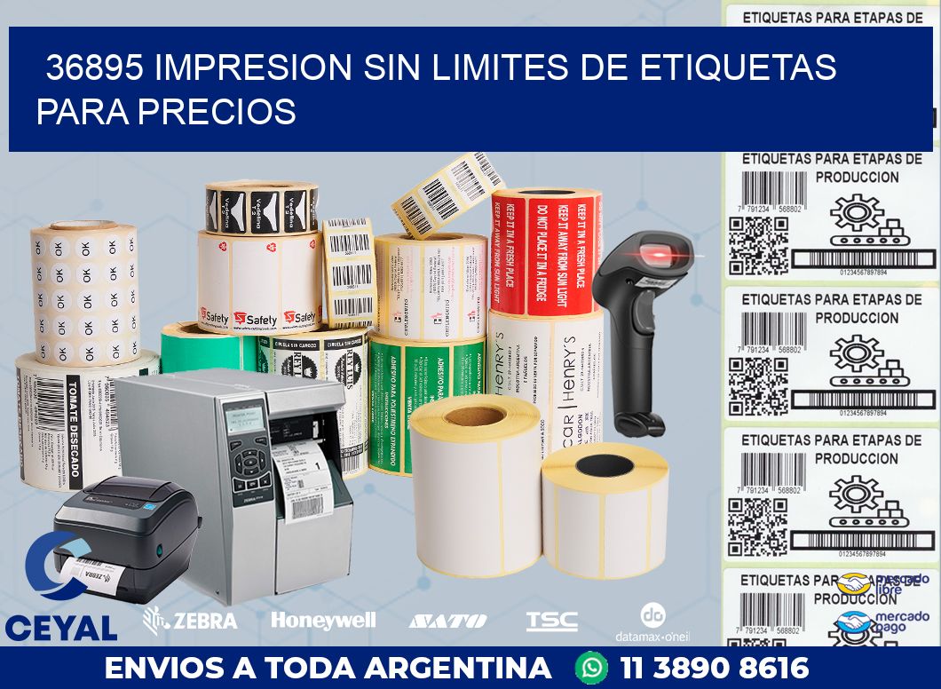 36895 IMPRESION SIN LIMITES DE ETIQUETAS PARA PRECIOS