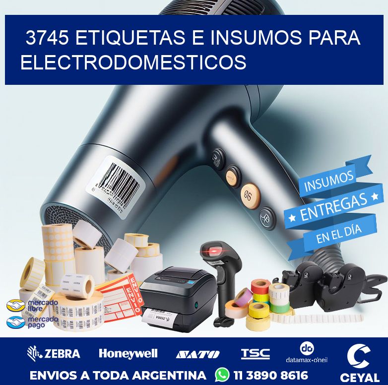 3745 ETIQUETAS E INSUMOS PARA ELECTRODOMESTICOS