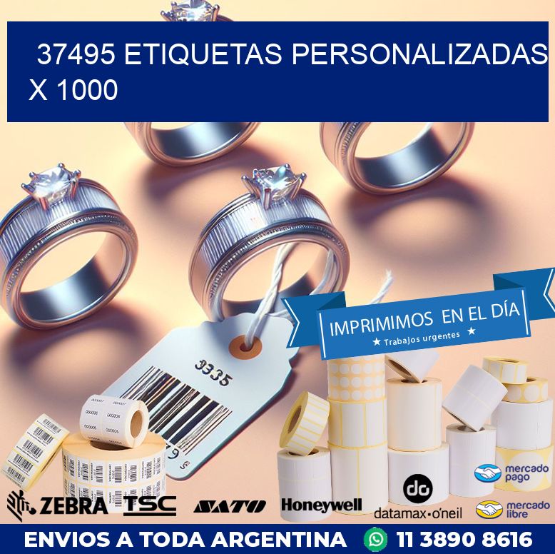37495 ETIQUETAS PERSONALIZADAS X 1000