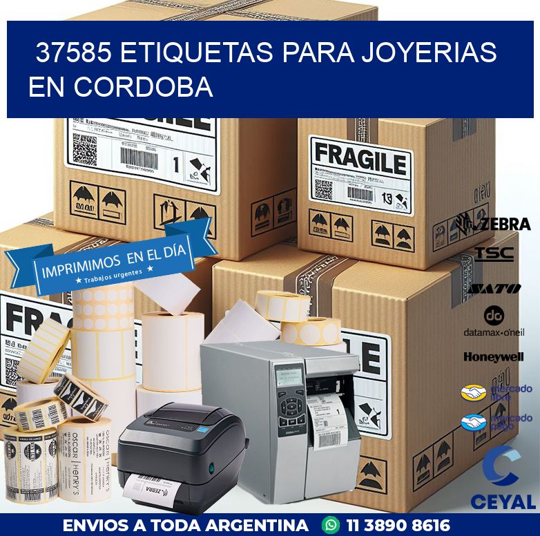 37585 ETIQUETAS PARA JOYERIAS EN CORDOBA