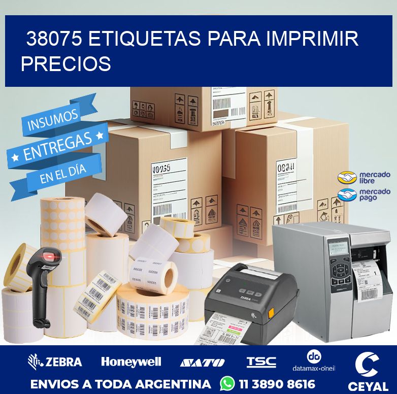 38075 ETIQUETAS PARA IMPRIMIR PRECIOS