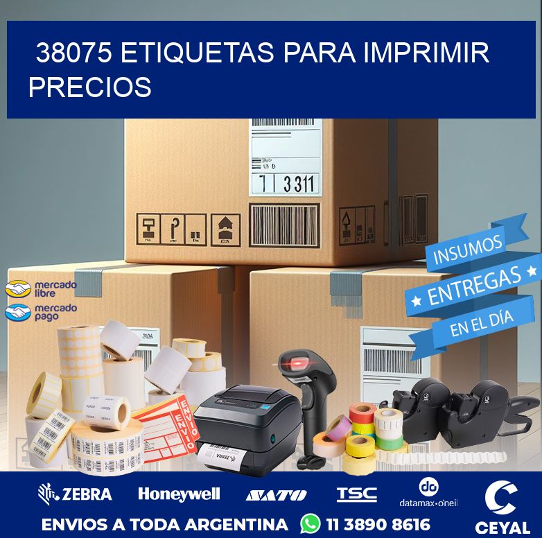 38075 ETIQUETAS PARA IMPRIMIR PRECIOS