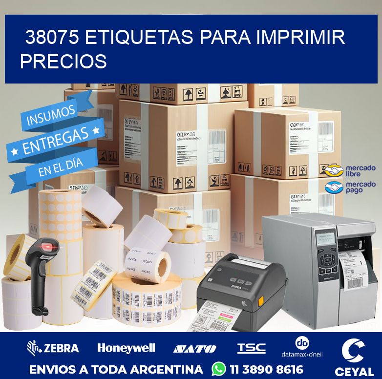38075 ETIQUETAS PARA IMPRIMIR PRECIOS