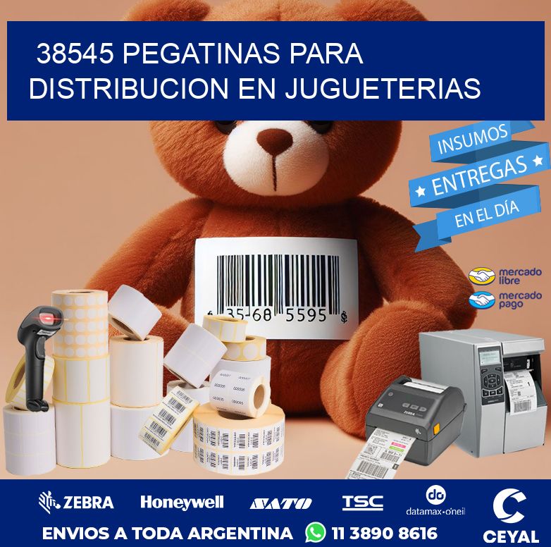 38545 PEGATINAS PARA DISTRIBUCION EN JUGUETERIAS