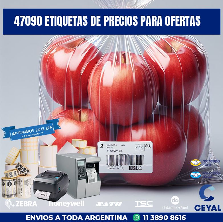 47090 ETIQUETAS DE PRECIOS PARA OFERTAS