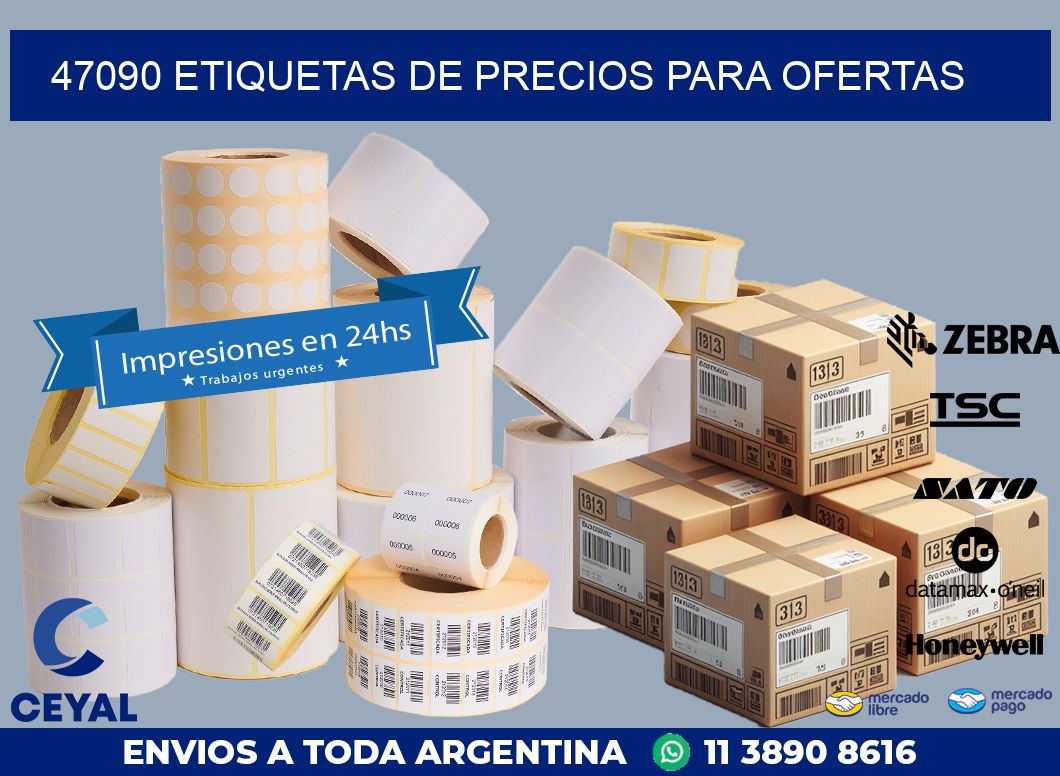 47090 ETIQUETAS DE PRECIOS PARA OFERTAS