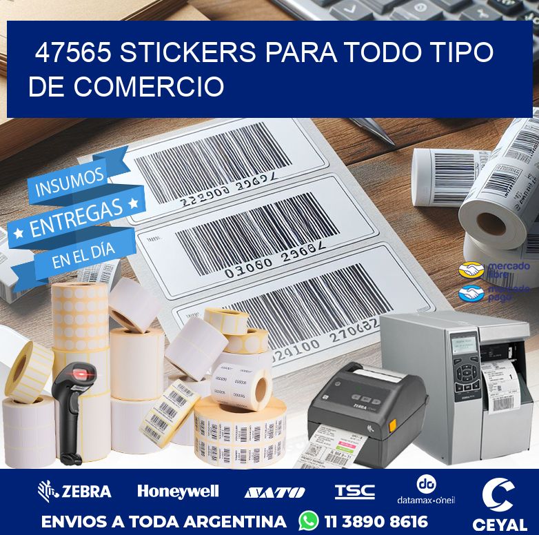 47565 STICKERS PARA TODO TIPO DE COMERCIO