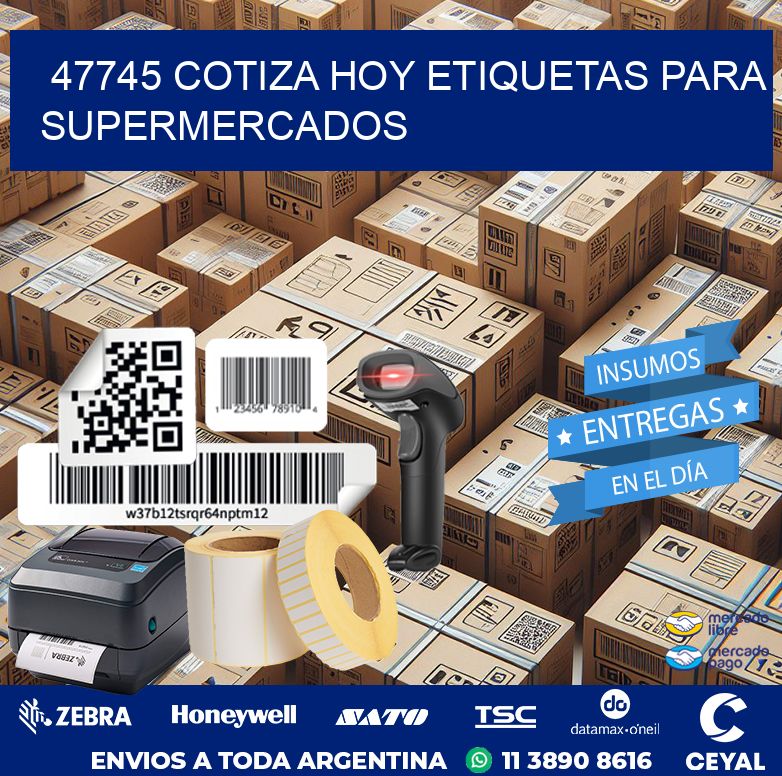 47745 COTIZA HOY ETIQUETAS PARA SUPERMERCADOS