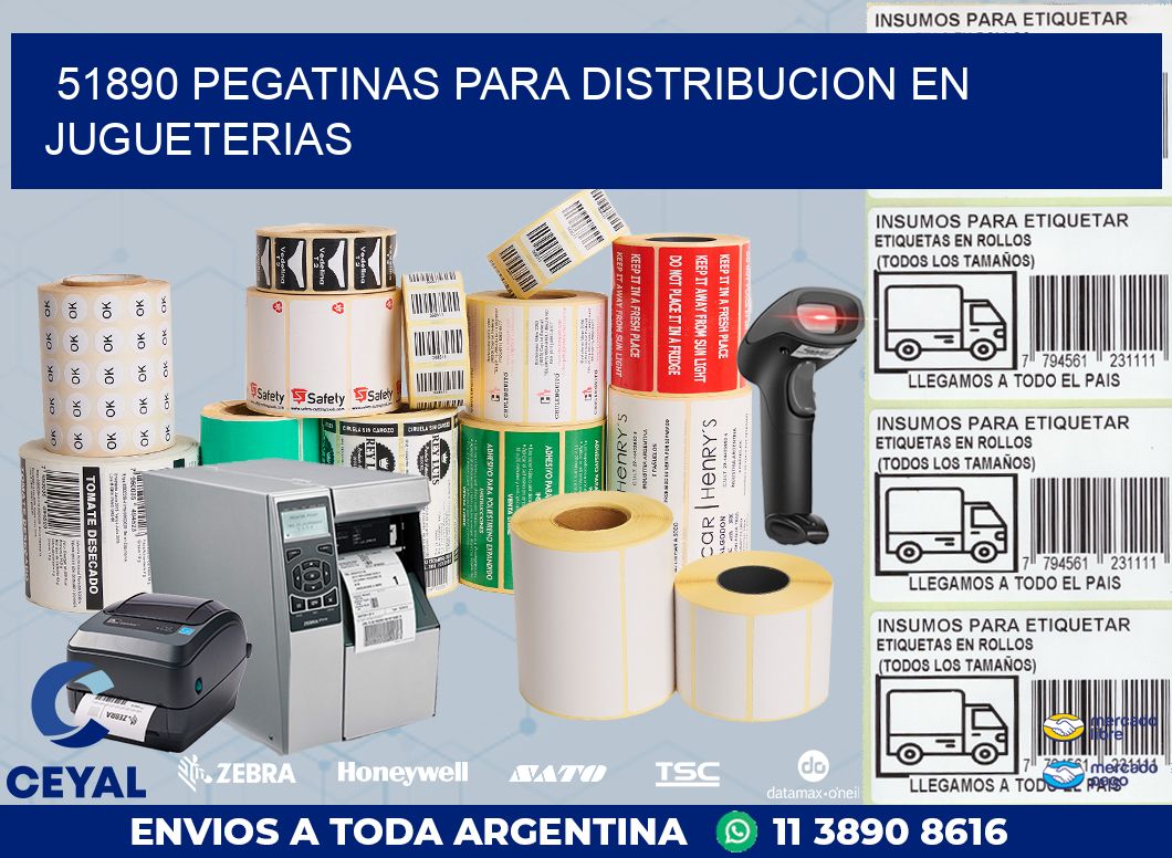 51890 PEGATINAS PARA DISTRIBUCION EN JUGUETERIAS