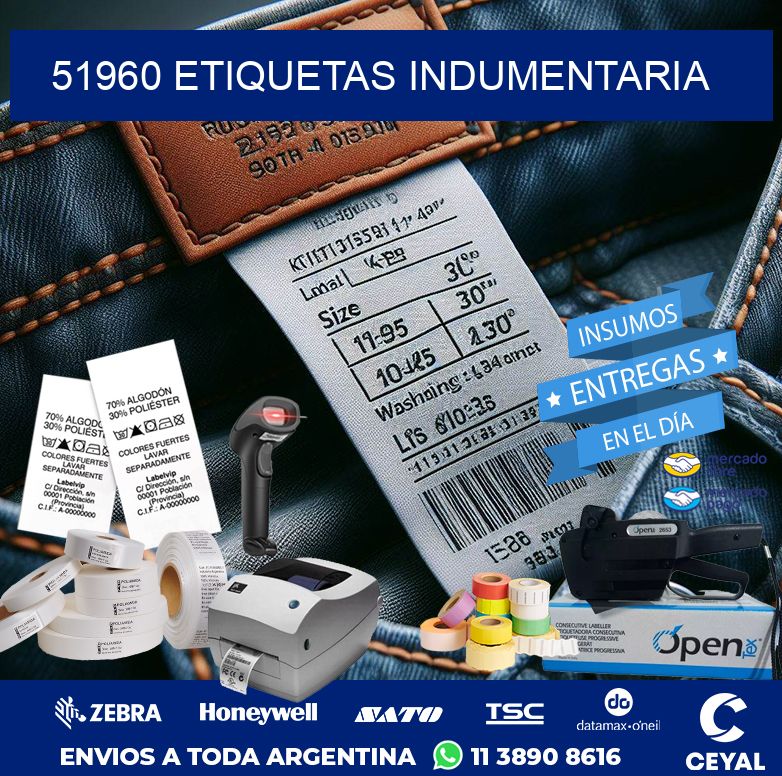 51960 ETIQUETAS INDUMENTARIA