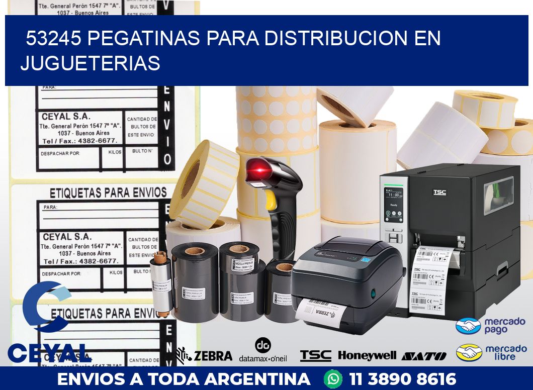 53245 PEGATINAS PARA DISTRIBUCION EN JUGUETERIAS