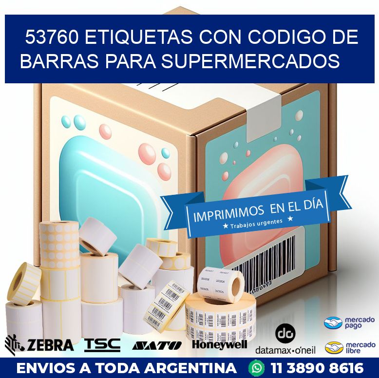 53760 ETIQUETAS CON CODIGO DE BARRAS PARA SUPERMERCADOS