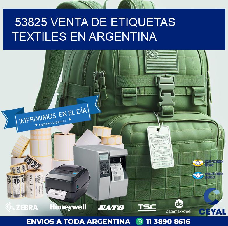 53825 VENTA DE ETIQUETAS TEXTILES EN ARGENTINA