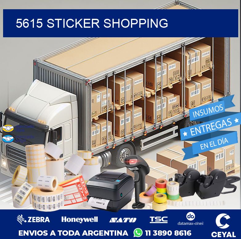 5615 STICKER SHOPPING