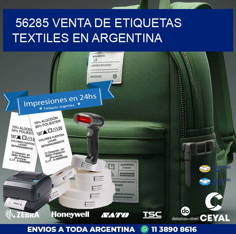 56285 VENTA DE ETIQUETAS TEXTILES EN ARGENTINA