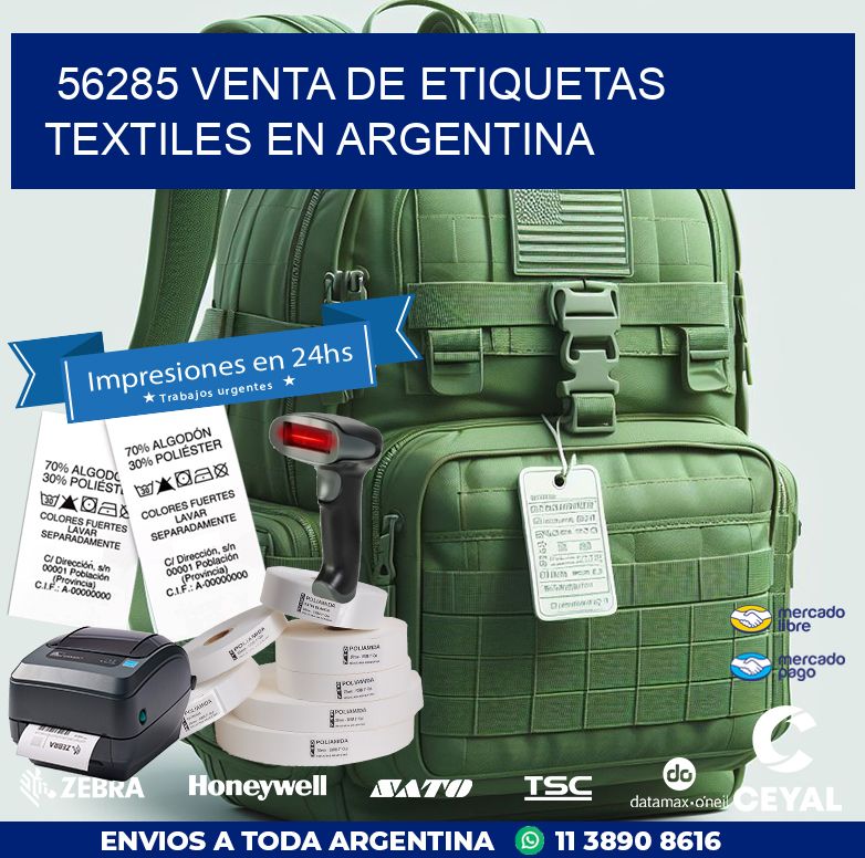 56285 VENTA DE ETIQUETAS TEXTILES EN ARGENTINA