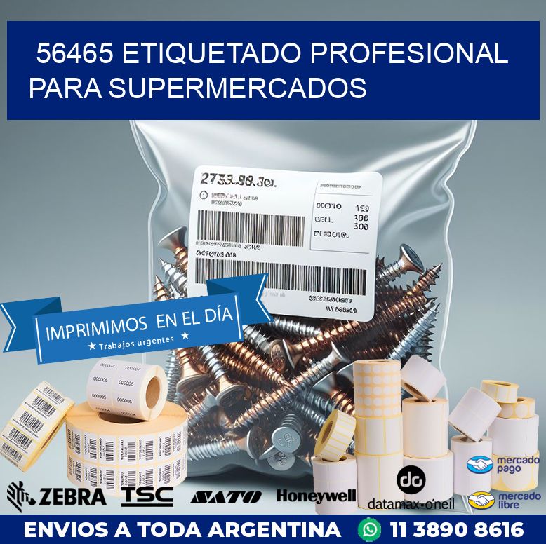 56465 ETIQUETADO PROFESIONAL PARA SUPERMERCADOS
