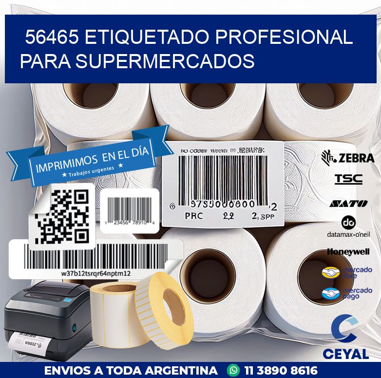 56465 ETIQUETADO PROFESIONAL PARA SUPERMERCADOS