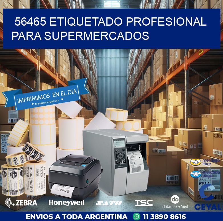 56465 ETIQUETADO PROFESIONAL PARA SUPERMERCADOS