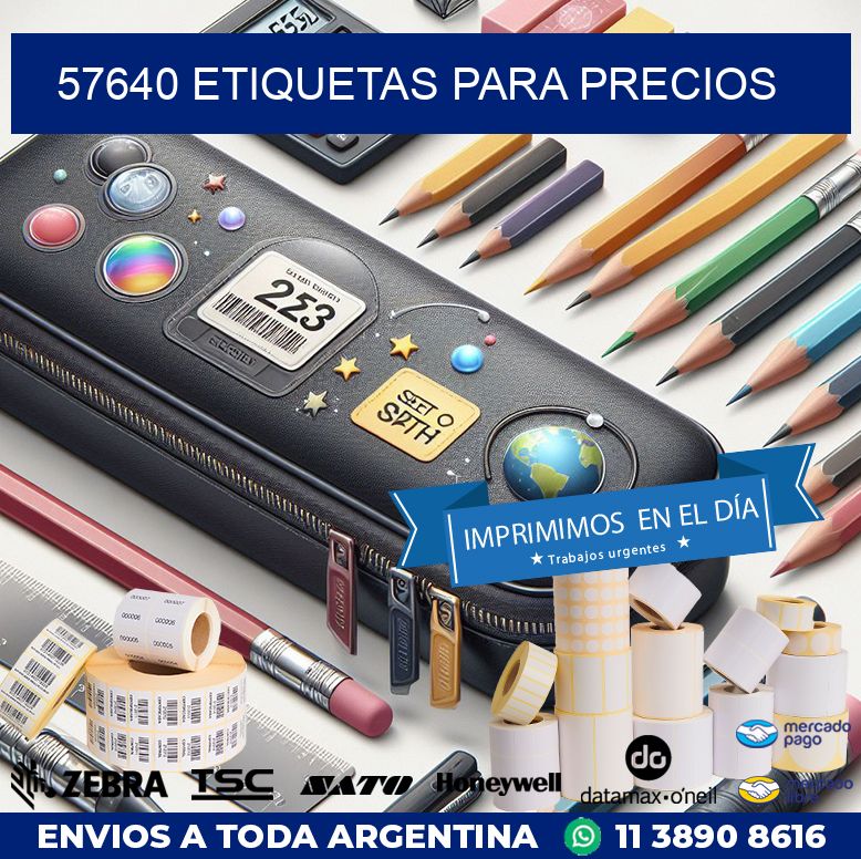 57640 ETIQUETAS PARA PRECIOS
