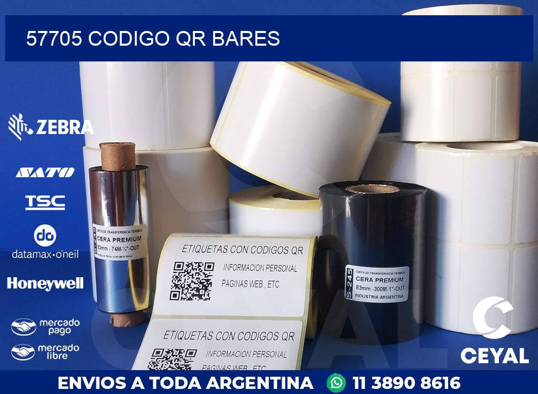 57705 CODIGO QR BARES