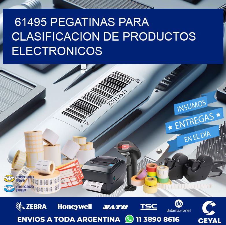 61495 PEGATINAS PARA CLASIFICACION DE PRODUCTOS ELECTRONICOS