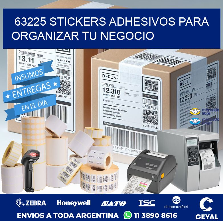 63225 STICKERS ADHESIVOS PARA ORGANIZAR TU NEGOCIO